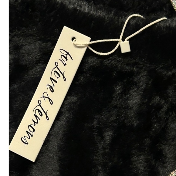 NWT For Love and Lemons Fur Mini Skirt Shirt Set Size S New with Tag - Picture 4 of 7